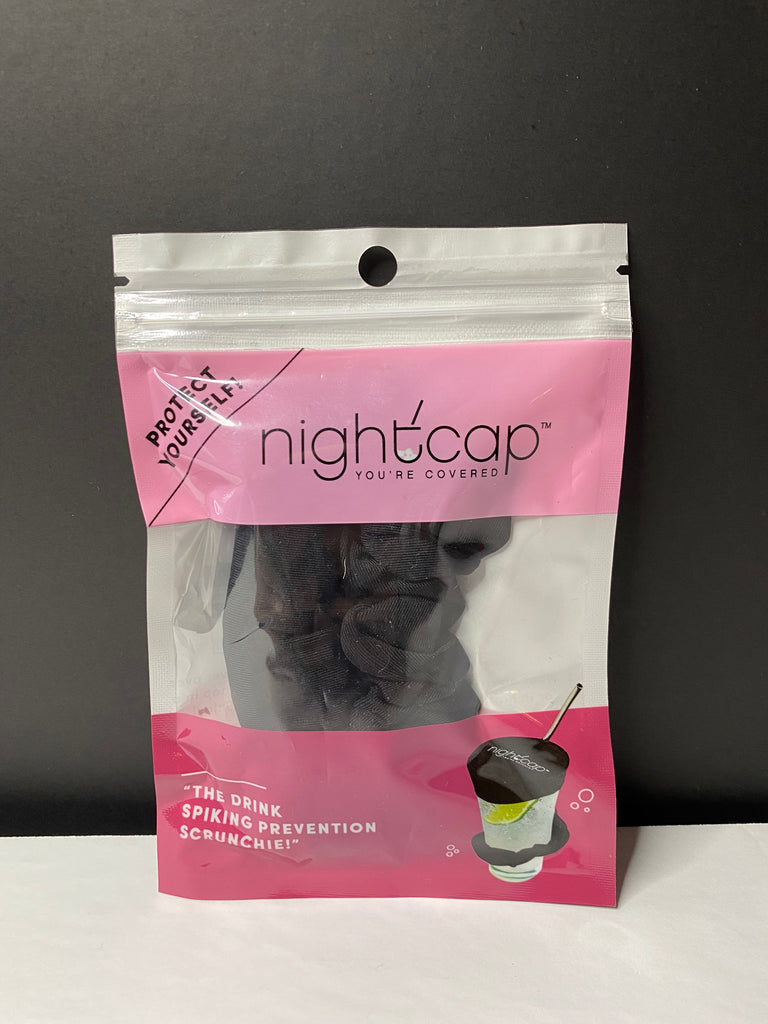 NightCap Drink Cover Scrunchie, The Drink Spiking Prevention Scrunchie